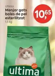 Suma Supermercados Última - menjar gats boles de pel esterilitzat oferta