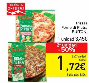 Carrefour Pizzas forno di pietra buitoni oferta