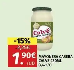 Maskom Supermercados Calvé - mayonesa casera oferta