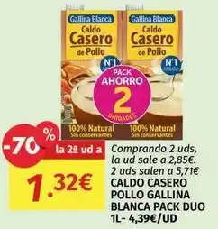 Maskom Supermercados Gallina blanca - caldo casero pollo oferta