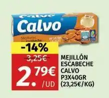 Maskom Supermercados Calvo - mejillón escabeche oferta