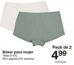 Zeeman Boxer para mujer oferta