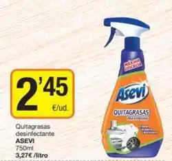 Economy Cash Asevi - quitagrasas desinfectante oferta