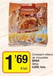Economy Cash Spar - croissant relleno de chocolate oferta