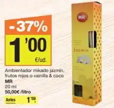 Economy Cash Mikado - ambientador jazmin, frutos rojos o vainilla & coco oferta