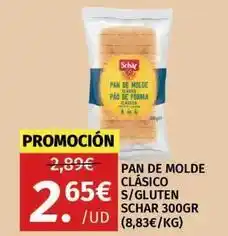 Schär - pan de molde clasico s/ gluten