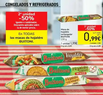 Carrefour En todas las masas de hojaldre buitoni oferta