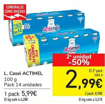 Carrefour L.casei actimel oferta