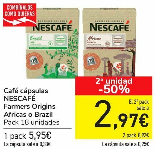 El precio y las condiciones de Carrefour están en el catálogo o el sitio  web que dirigen.