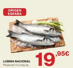Hipercor Lubina Nacional oferta