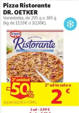 Alcampo Dr. Oetker pizza ristorante oferta
