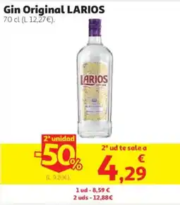 Alcampo Larios gin original oferta
