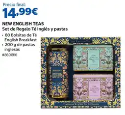 Costco New English Teas Set de Regalo Té Inglés y pastas oferta