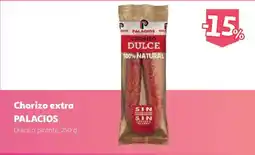 Alcampo Palacios chorizo extra oferta