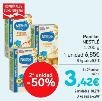 Carrefour Papillas nestlé oferta