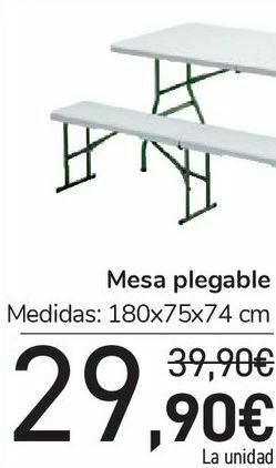 Carrefour Mesa plegable oferta