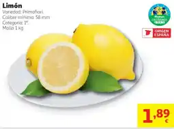 Alcampo Limón oferta