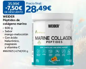 Weider péptidos de colágeno marino