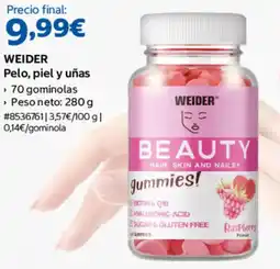 Costco Weider beauty gummies oferta