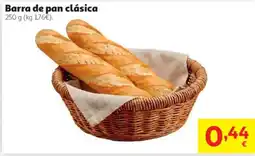 Alcampo Barra de pan clásica oferta