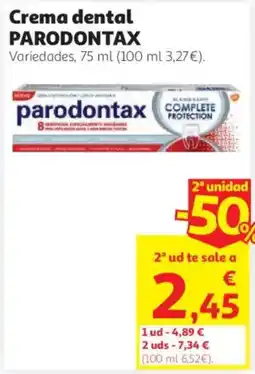 Alcampo parodontax crema dental oferta
