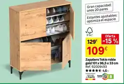 Leroy Merlin Zapatero Tokio roble gold oferta