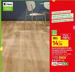 Leroy Merlin Artens suelo laminado extrem zaragoza efecto madera natural 8 mm ac5 oferta
