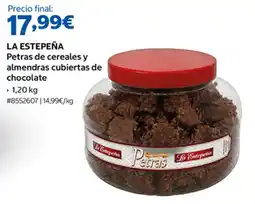 Costco La Estepeña petras de cereales y almendras cubiertas de chocolate oferta