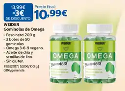 Costco Weider gominolas de omega oferta