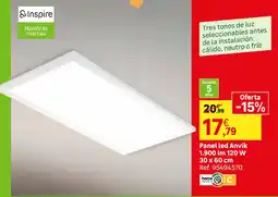 Leroy Merlin Panel led Anvik oferta