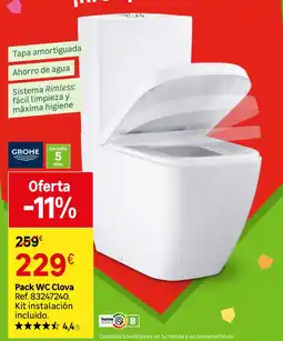 Leroy Merlin GROHE Pack WC Clova oferta