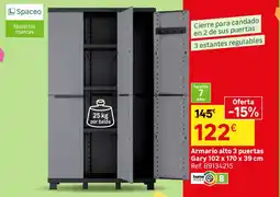 Leroy Merlin Spaceo armario alto 3 puertas Gary oferta