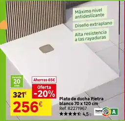 Leroy Merlin Plato de ducha Pietra blanco oferta