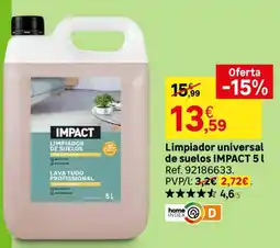 Leroy Merlin Impact limpiador de suelos oferta
