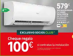 Leroy Merlin Haier aire acondicionado 1x1 Perla 3.000 fg oferta