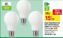 Leroy Merlin Standers bombillas led oferta
