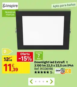 Leroy Merlin Inspire Downlight led Extrafl t oferta