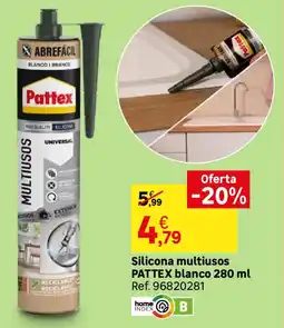 Leroy Merlin Pattex silicona multiusos blanco oferta