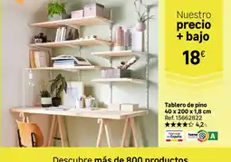 Leroy Merlin Home Index tablero de pino oferta