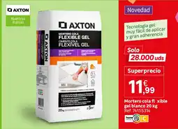 Leroy Merlin Axton mortero cola flexible gel oferta