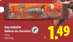 Lidl Halloween galletas de chocolate oferta
