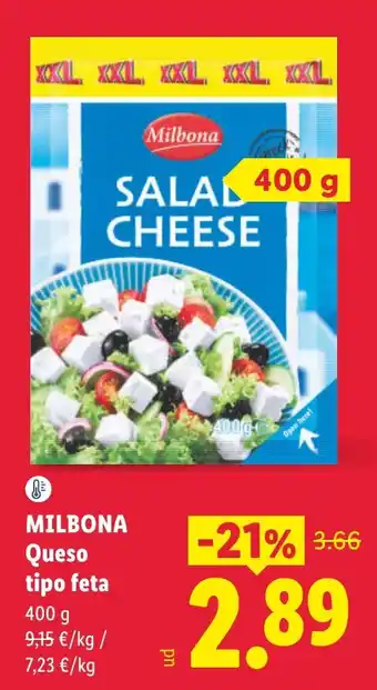 Milbona queso tipo feta