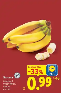 Lidl Banana oferta