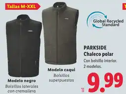 Lidl Parkside chaleco polar oferta