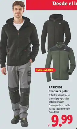 Lidl Parkside chaqueta polar oferta