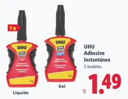 Lidl Uhu adhesivo instantáneo oferta