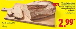Lidl Pan de centeno 67% oferta