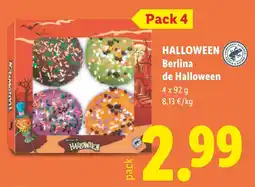 Lidl Berlina de Halloween oferta