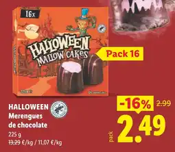 Lidl Halloween merengues de chocolate oferta