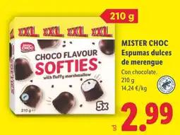 Lidl Mister Choc choco flavour softies oferta